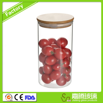 Promotion Gift Airtight Glass Salt Sugar Coffee Jar With Cork Cap