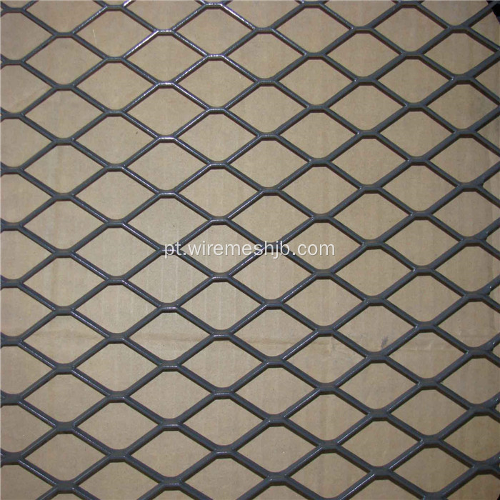 Malha expandida Coted galvanizada / PVC do metal para cercar