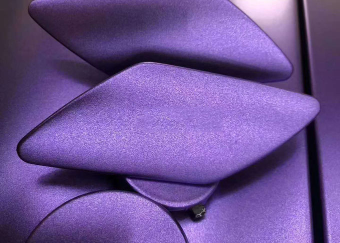 Película de envoltura de vinilo de automóvil impermeable Purple Multiapplication resistente al calor 0