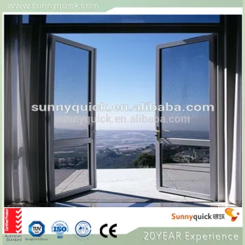 double glass aluminum opening door made in China