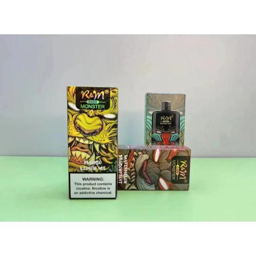 Box desechable R&amp;M Monster 6000 Puffs