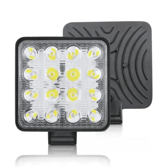 Wholesale 4 Inch LED Fog Light 6000K 48W Square Car Work Light for Trucks, Boats, Tractors, and 4x4 SUVs