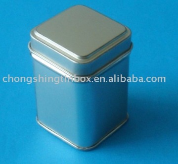 Square Tin Can For Tea/ tea tin can