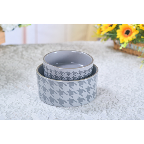 Factory Wholesale Custom Colorful Pet Ceramic Food Bowl