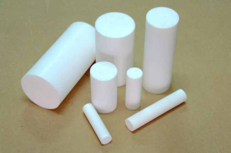 Organic solvent resistant polytetrafluoroethylene plastics