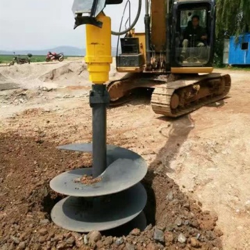 Hydraulic Earth Drilling: Excavator Earth Auger Post Hole Digger For Sale