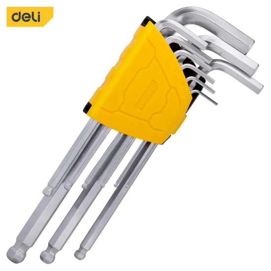 Deli DL3088 Hand Tools Excellent Performance Germany Design 9 PCS High Quality Hex Key Sets