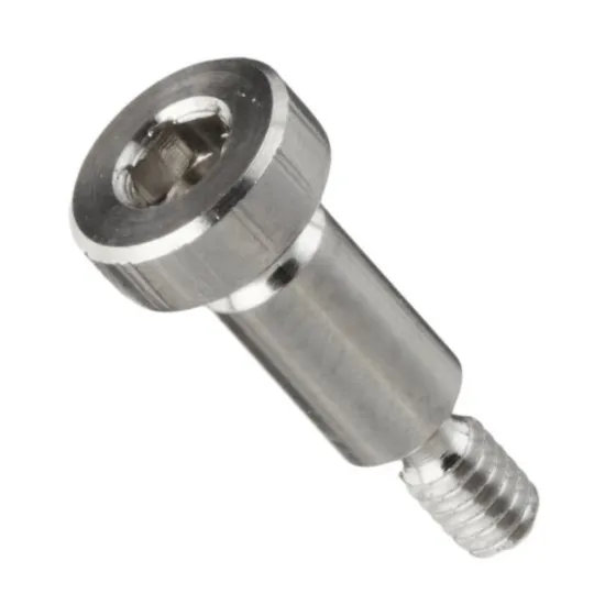 Custom precision high strength black oxide alloy socket head shoulder screw