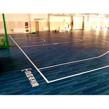 Pavimentazione da basket PVC al coperto professionale.
