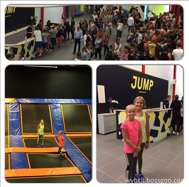 แทรมโพลีนพาร์คในสวีเดน trampoline park in sweden