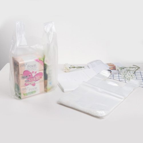 Custom Size Shopping Non Woven Plastic Vest PE LDPE HDPE Bags