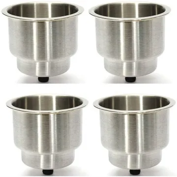Stainless Steel Boat Cup Holder with LED Light - Marine Hardware Boat Accessories