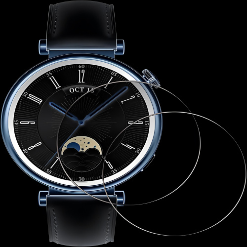 Vidro temperado curvo elegante para relógios