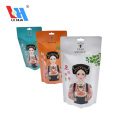 Custom Printed Plastic Glossy Three Sides Foil Bags