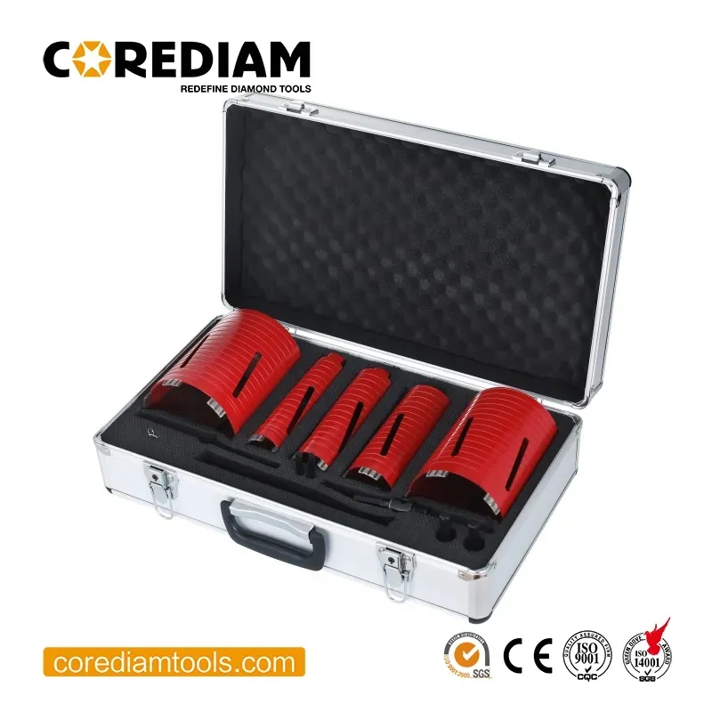 High-Quality Laser Welded Dry Turbo Concrete Core Drill Bits and Diamond Tools