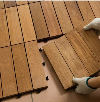 TAP & GO Outdoor Flooring: Interlocking Deck Tiles for Smooth Wood Decking