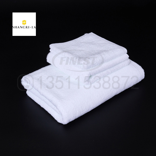 Hotel 100% Cotton White Towels With Logo