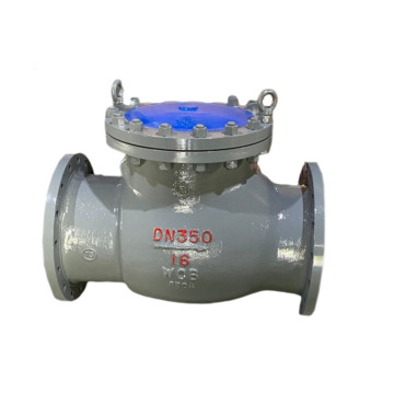 Large Diameter Swing Check Valve H44H PN16 DN350 DN450 14 inch 18 inch WCB Carbon Steel