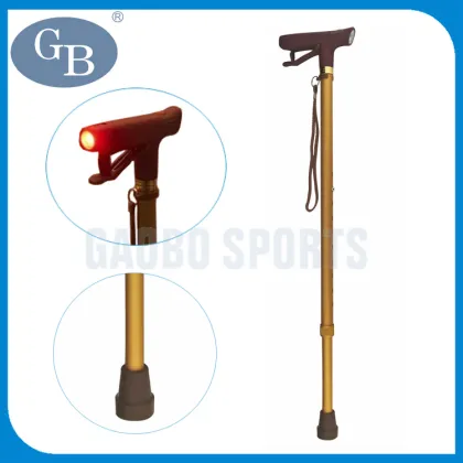 2016Hand Pressure Dynamo Alarm Lighting Adjustable Old Crutches