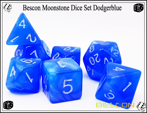 Dodgerblue Dice Set-2