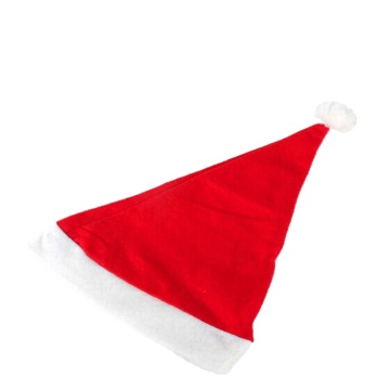 Chapeau de Noël de couleur rouge de qualité OEM