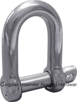 Stainless Steel Large Dee Shackle, European D Type, JIS D Type Shackle