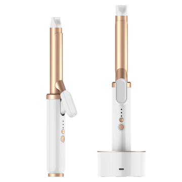 Professional Rechargeable Cordless Hair Curler with Ceramic Coating and Wireless Technology