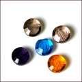 Perles de verre bricolage à facette oblarée 10 mm