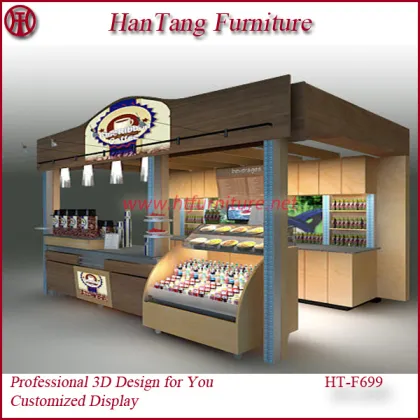 Fashionable designed outdoor mobile hot dog push cart used on street