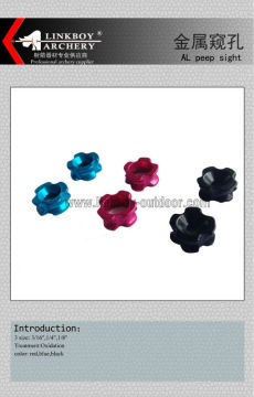 2014 Hot Sale Linkboy LBC006 AL peep sight archery arrow accessories for hunting factory price