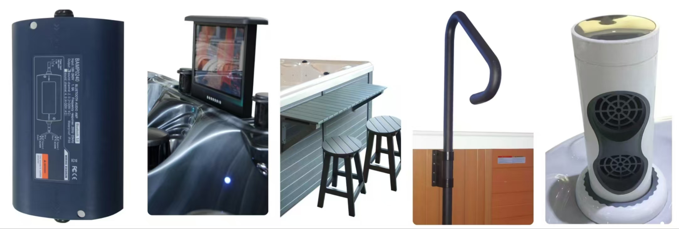 hot tub and swim spa's options