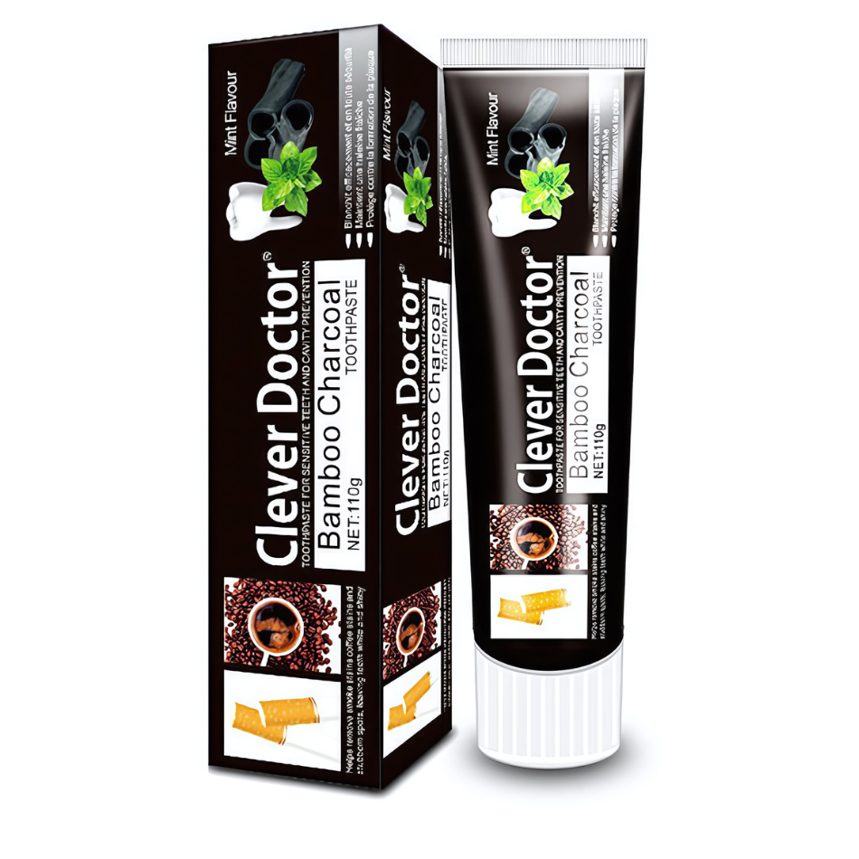 Clever Doctor Bamboo Charcoal Mint Flavor Toothpaste