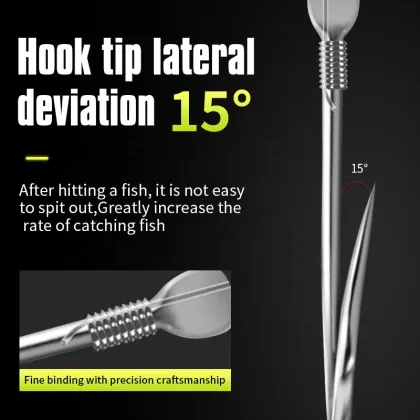 Wholesale High Carbon Steel Crucian Carp Hooks - Size 8 to 28