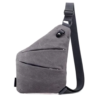 Anti-Theft Casual Canvas Chest Bag for Men