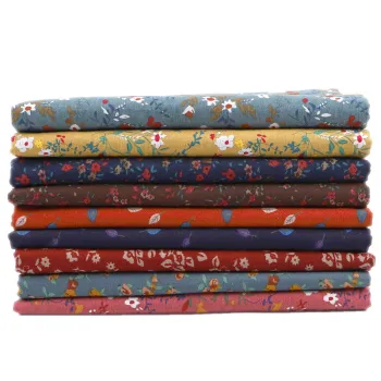 Custom Digital Print Linen Cotton Fabric for Clothing: Good Sales with Low MOQ for Recycling