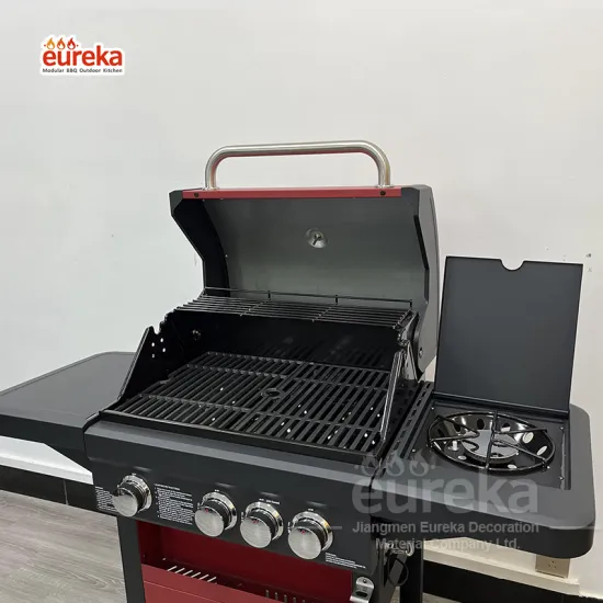 Outdoor Picnic BBQ Supplier Yard 4 Burner Restaurant Garden Gas Grills