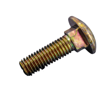 Parafusos de transporte de cabeça redonda zincados DIN603