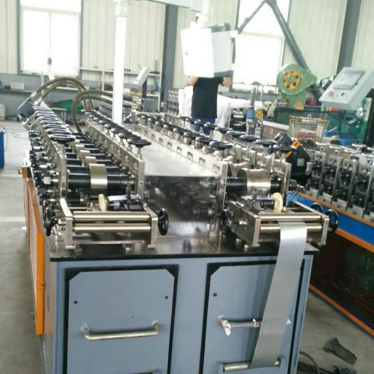 combined two line ceiling channel light gauge steel stud roll forming machine