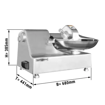 Restaurant Table Top Meat Vegetable Fruit Onion Bowl Chopoer Machine Butcher Horizontal Meat Bowl Cutter
