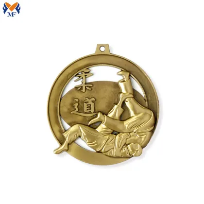 Custom International Tournament Judo Medal
