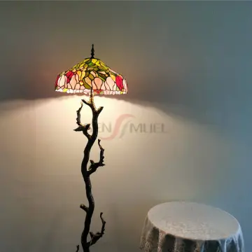 High-Quality Tiffany Style American Retro Floor Lamp: Luxurious, Warm Home Decor for Living Rooms, Bedrooms & Studies