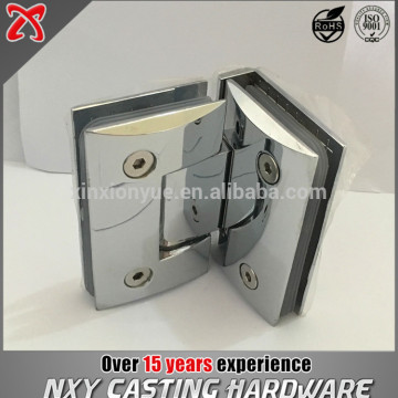 Cambered 90 degree glass to glass cabinet hinge,stainless steel hinge,glass door hinge