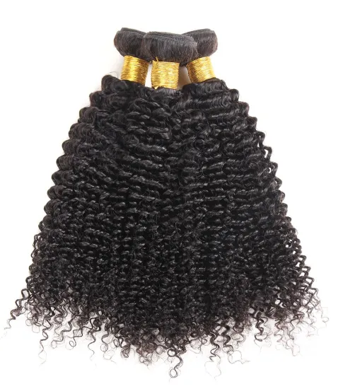 100 % Virgin Remy Kinky Curly Chinese Girl Hair Extension Factory Direct Sale Chinese Human Hair Bundles