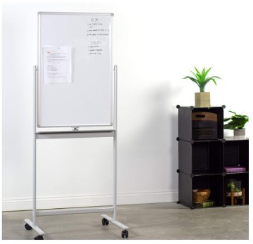 dry erase double sided white board for school office
