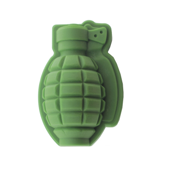 Hot Selling Food-Grade 3D Hand Grenade Silicone Ice Cube Maker for Whisky