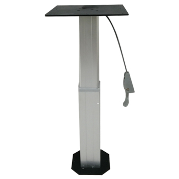 Pneumatic Height Adjustable Table Leg Gas Lift Lifting Column For Outdoor Commercial Furniture Square Dining Desk Stand