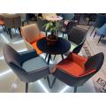 Simple Round Table Restaurant Cafe Dining Chair