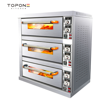 TopOneKitchen Commercial Pizza Oven and Bread Baking Machine