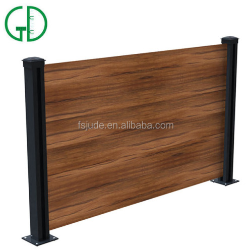 Aluminum Fence Hot Sale Wood Composite Fence Panels Barrier Fence Supplier