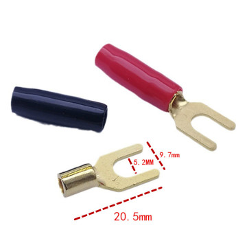 Kabel speaker hitam merah karet mini dengan konektor pisang - outlet pabrik